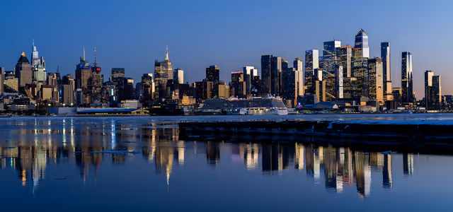 Manhattan Skyline from Weehawken